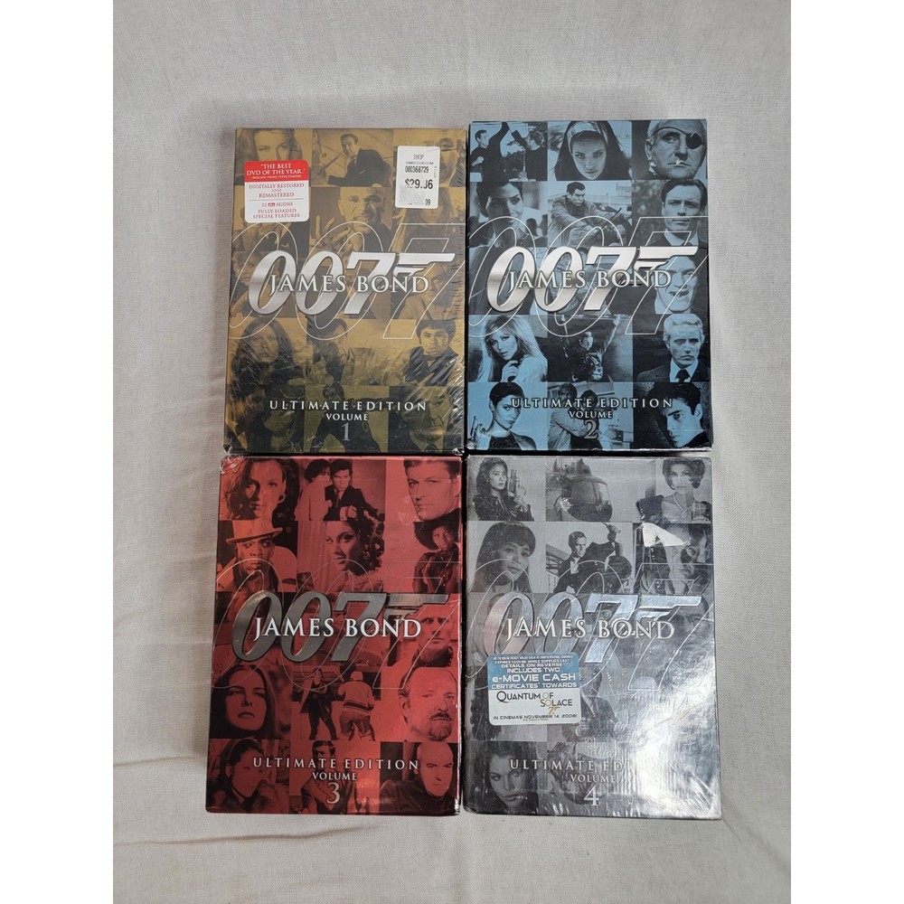 James Bond Ultimate Collection DVD Set Volumes 1-4